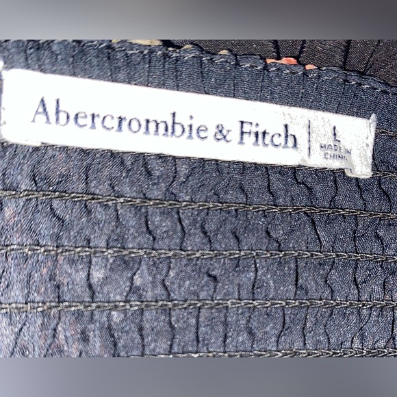 Abercrombie & Fitch Black Floral Mini Dress - Picture 7 of 7